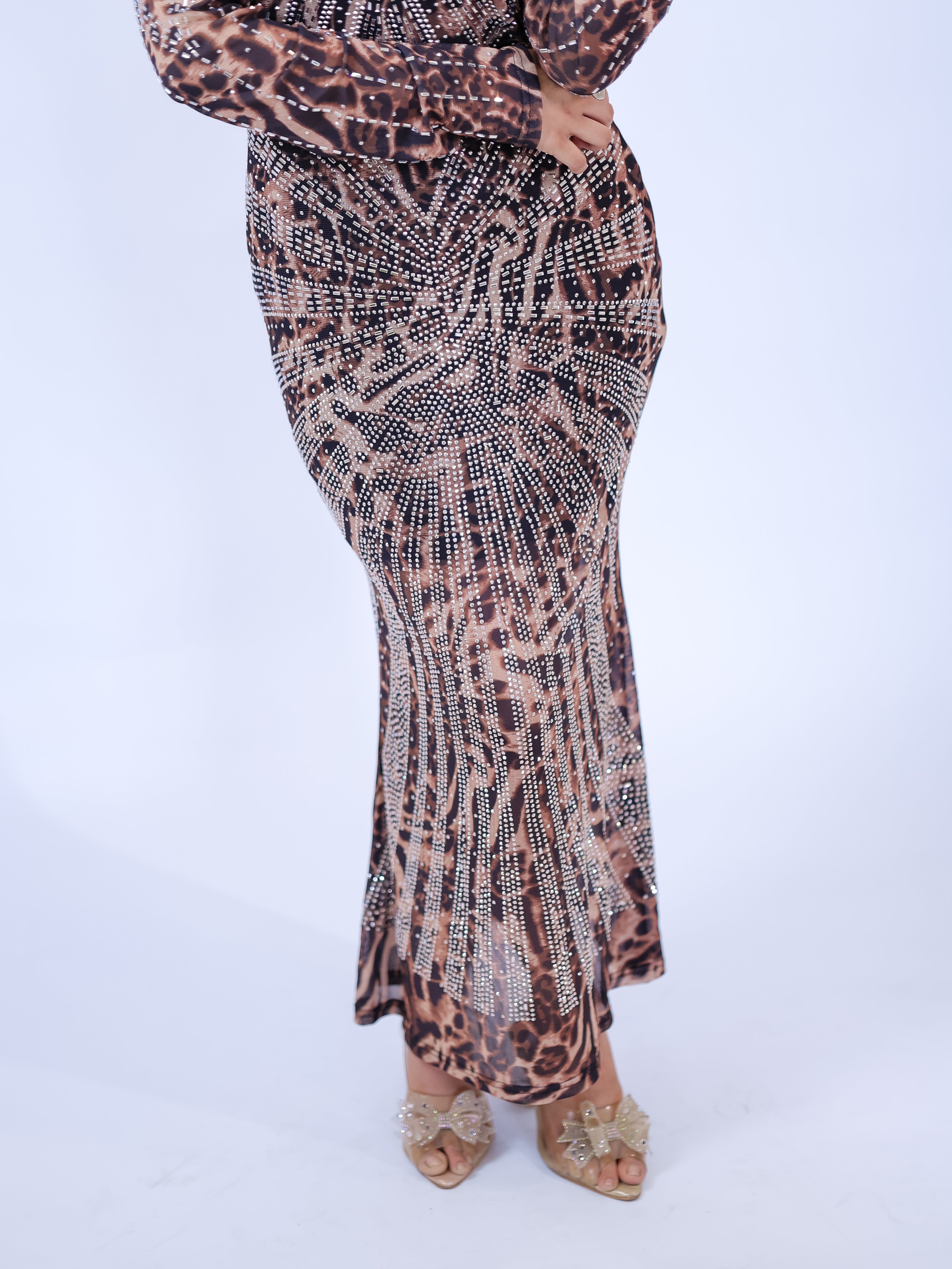 Leopard Luxe Gown