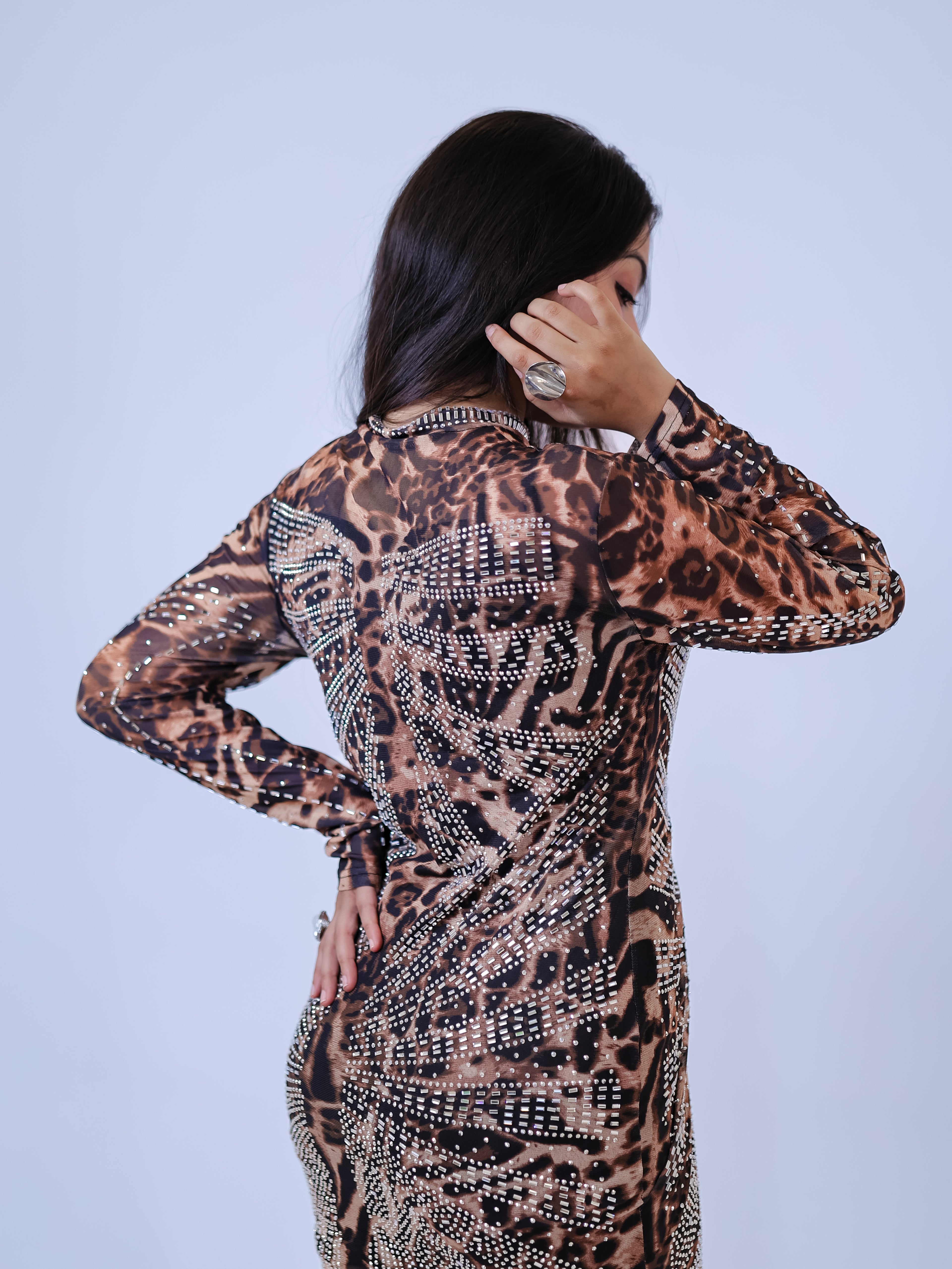 Leopard Luxe Gown