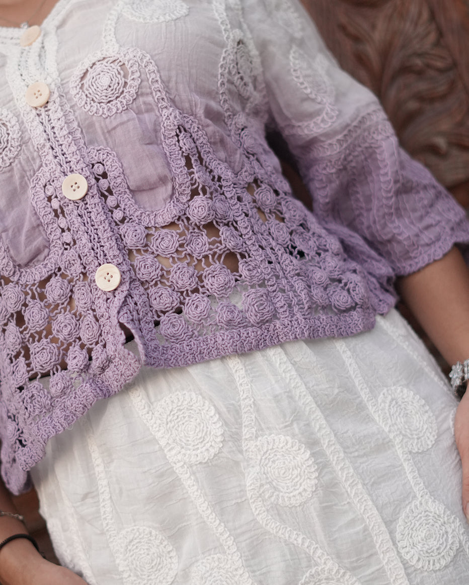 Lavender Mist Crochet Co-ord Set